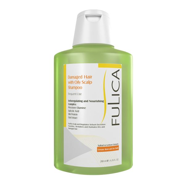 شامپو مو سر فولیکا مدل مخصوص پوست سر چرب و موهای آسيب دیده حجم 200 میلی لیتر - تصویر 1