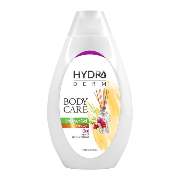 شامپو بدن کرمی هیدرودرم مدل عود و آرگان حجم 500 میلی لیتر - تصویر 1