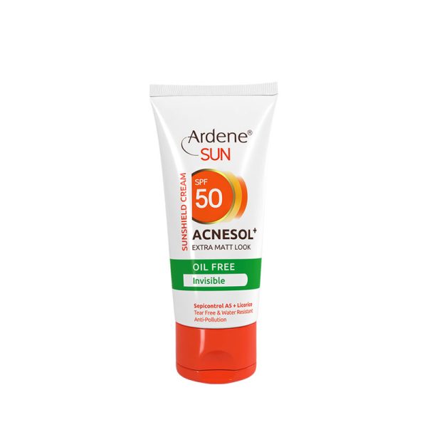 Acne-Sol کرم ضدآفتاب آکنه سول پلاس SPF50 بی رنگ فاقد چربی آردن سان حجم 50 میلی گرم - تصویر 1