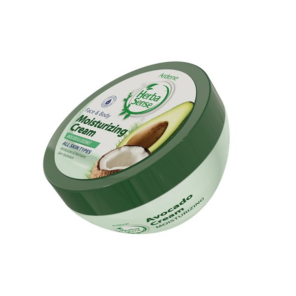 کرم مرطوب کننده دست، صورت و بدن آردن هرباسنس حاوی آووکادو و نارگیل حجم 150 میلی لیتر Avocado Cream - تصویر 1