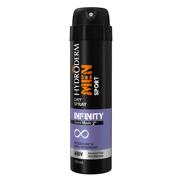 INFINITY اسپری دئودورانت و ضد تعریق مدل Sport Infinity آقایان هیدرودرم حجم 150 میلی لیتر - تصویر 1