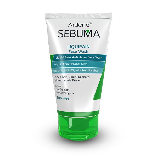مایع شوینده غیر صابونی صورت آردن سبوما مناسب پوست‌های چرب و جوشدار LIQUIPAIN FACE WASH حجم 150 میلی لیتر - تصویر 1