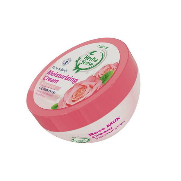 کرم مرطوب کننده دست و صورت و بدن آردن هرباسنس حاوی بریتیش رز و شیر Rose Milk Cream حجم 150 میلی گرم - تصویر 1