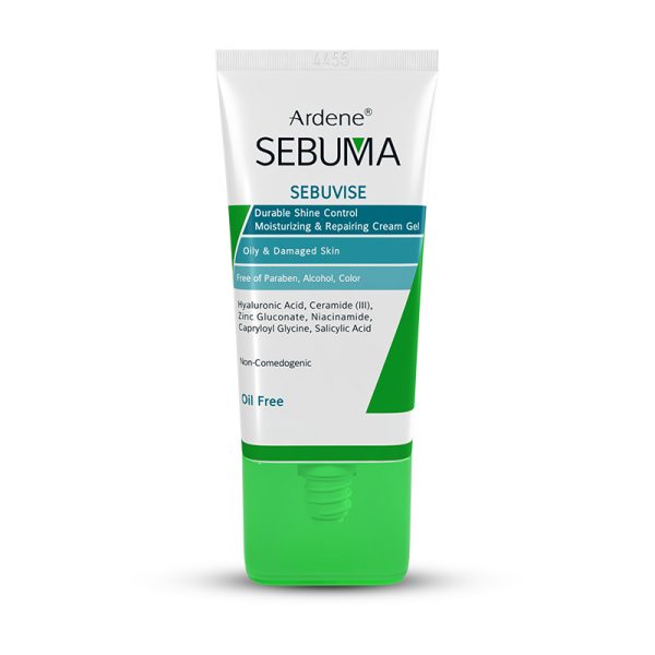 SEBUVISE-min-1 کرم ژل مرطوب کننده و بازسازی کننده آردن سبوما مناسب پوست های چرب و آسیب دیده SUBUVISE حجم 40 میلی لیتر - تصویر 1