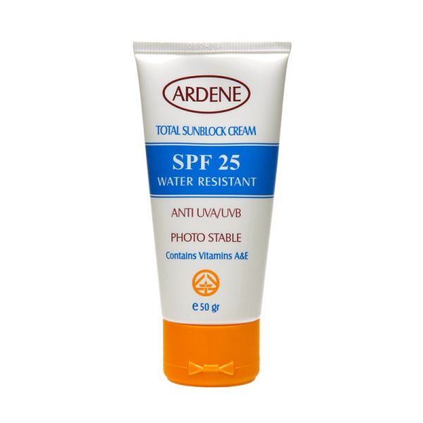 ardene.co-p-total-sunblock-cream-spf-25 کرم ضد آفتاب SPF25 آردن حجم 50 میلی گرم - تصویر 1