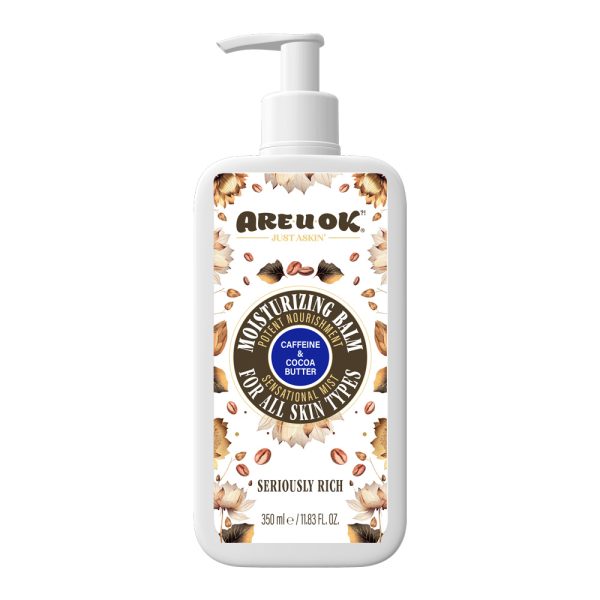 کرم مرطوب کننده قوی مناسب انواع پوست حاوی کافئین آر یو اکی حجم 350 میلی لیتر - تصویر 1