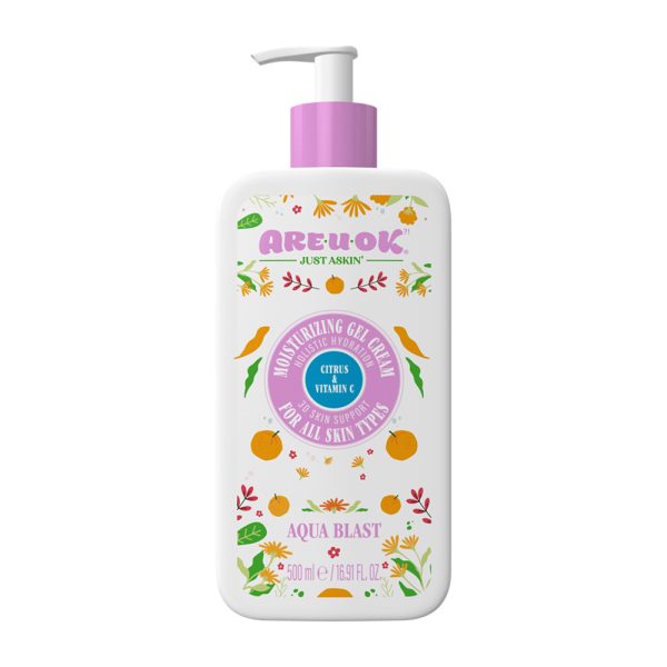 کرم ژل آبرسان پمپی حاوی عصاره گریپ فروت آر یو اکی حجم 500 میلی لیتر - تصویر 1