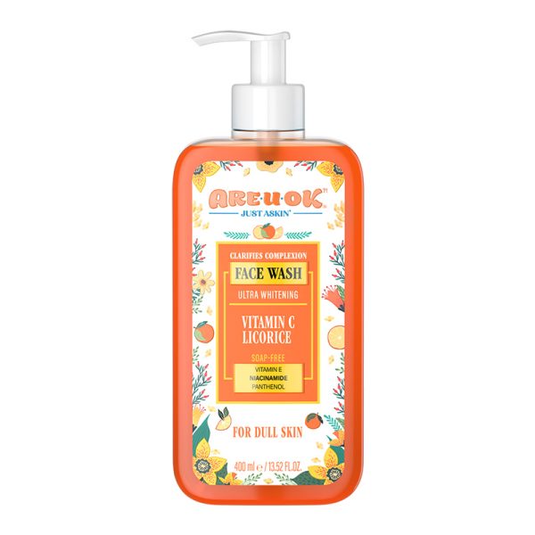 ژل شستشوی صورت روشن کننده و شفاف کننده مدل Bright & White آر یو اکی حجم 400 میلی لیتر - تصویر 1