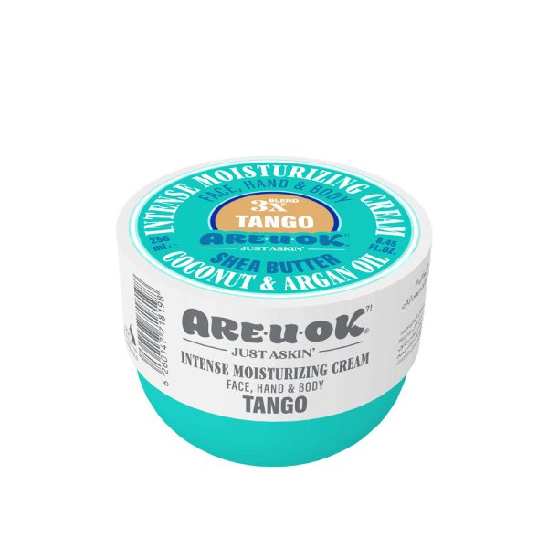 areuok.co-tango-250 کرم مرطوب کننده قوی مناسب پوست دست، صورت و بدن Tango آر یو اکی حجم 250 میلی لیتر - تصویر 1