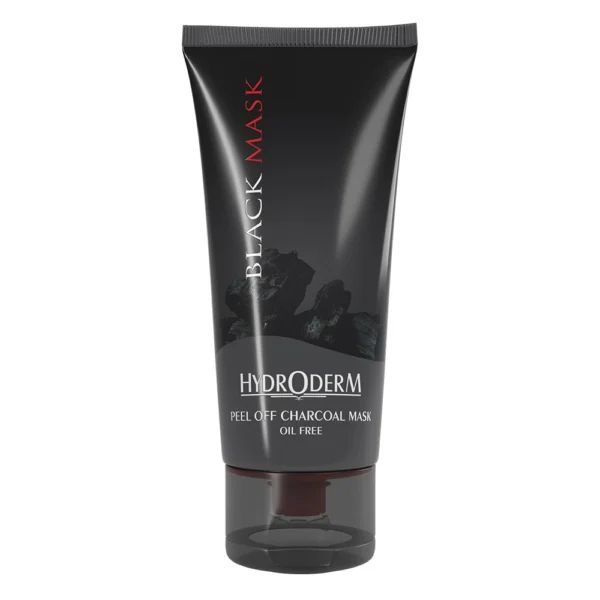 hydroderm-peel-off-charcoal-mask-60ml-2 ماسک لایهبردار صورت هیدرودرم مدل پودر زغال حجم 60 گرم