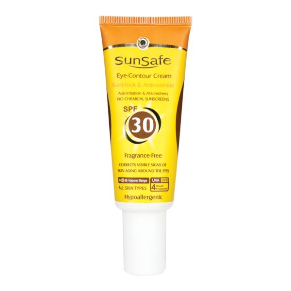 کرم ضد آفتاب دور چشم SPF 30 سان سیف با رنگ بژ طبیعی مقدار 20 میلی گرم - تصویر 1