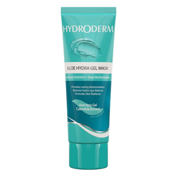 ماسک صورت هیدرودرم مدل ژلی آبرسان آلوئه ورا کالاندولا Aloe Hydra Gel Mask حجم 100 میلی لیتر - تصویر 1