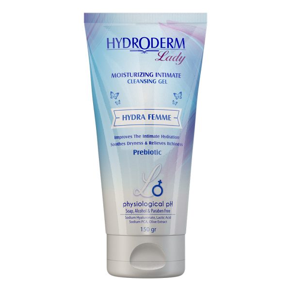 مرطوب-کننده ژل بهداشتی ژنیتال بانوان هیدرودرم مدل مرطوب کننده HYDRA FEMME حجم 150 میلی لیتر - تصویر 1