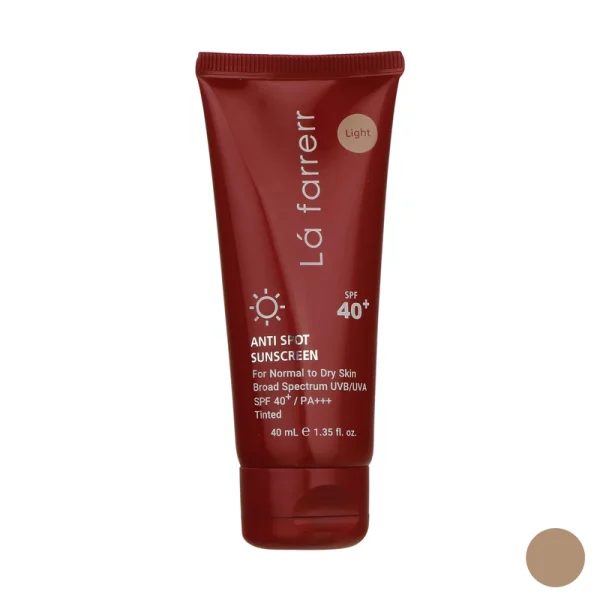 d14bc6c4706e560bcc70a4d0aa97c2067829c606_1669111821 کرم ضد آفتاب و ضد لک SPF 40 لافارر مناسب پوست های خشک و معمولی رنگ بژ روشن حجم 40 میلی لیتر - تصویر 1