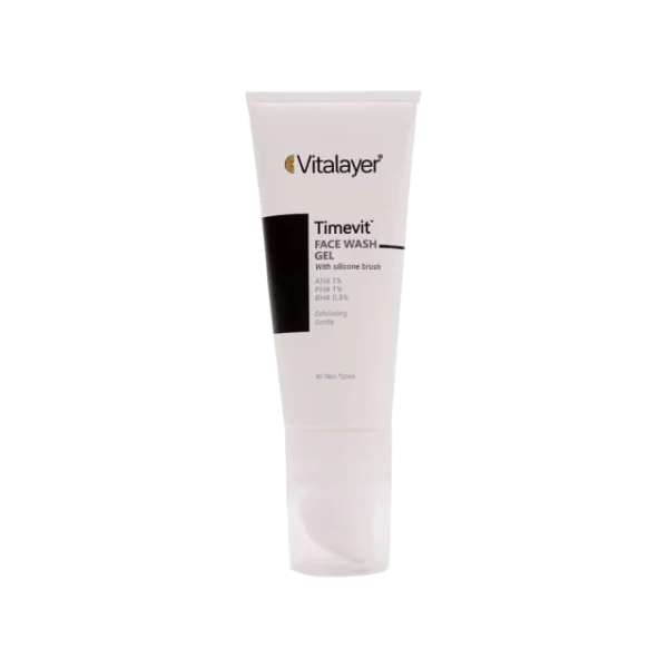 ژل شستشوی صورت ویتالیر مدل Timevit حجم 200 میلی لیتر - تصویر 1
